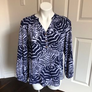 Lilly Pulitzer Elsa style top